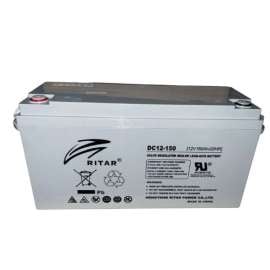 Buy Ritar DC-12-150 12V 150AH 20HR Valve regulated sealed lead acid solar battery in [storefront]