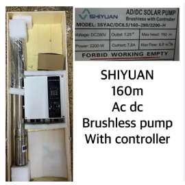 Buy Shiyuan 160M Brushless AC DC Submersible Pump with Controller in [storefront]