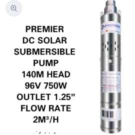 Buy Premier EL35527 140M 1.25" 750W 96V Solar Submersible Pump in [storefront]