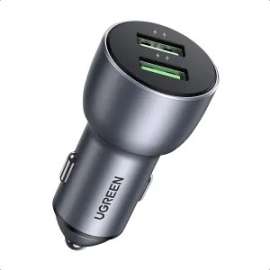 Buy Vention FFFHO Two-Port USB A+A 30W+30W Car Charger in [storefront]
