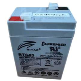 Buy Ritar 6V 4.5AH RT645 Valve regulated sealed lead acid battery in [storefront]