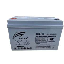 Buy Ritar DC-12-100 12V 100AH 20HR Valve regulated sealed lead acid solar battery in [storefront]