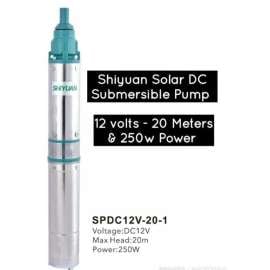 Buy Shiyuan 20M 250W 12V DC solar Submersible Pump in [storefront]