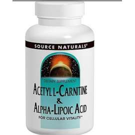 Buy Source Naturals Acetyll-Carnitine & Alpha-Lipoic Acid 650mg 30 Tablets Supplement in [storefront]