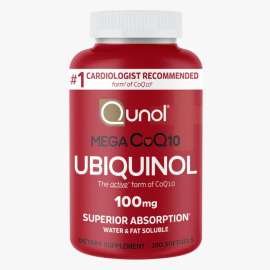 Buy Qunol Mega CoQ10 100mg Ubiquinol 100Softgels Supplement in [storefront]