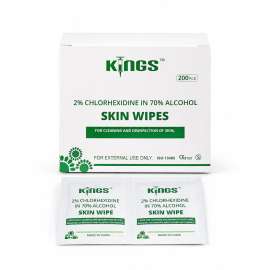 Buy Kings 200Pack 2% Chlorhexidine in 70% Alcohol Skin Wipes in Kenya