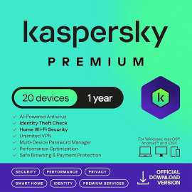 Buy Kaspersky premium 20 user Total Security in [storefront]
