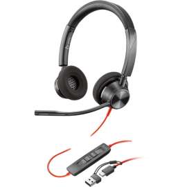 Buy Poly Blackwire 3320 Stereo USB-C Headset + USB-C/A Adapter in Kenya