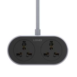 Buy LDNIO 2 AC Standard 10A, 250V Outlet Universal Electric Power Extension Socket in Kenya