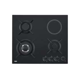 Buy VON VHB-65316PWTK 3 Gas 1 Electric 60cm Black Glass Built-in Hob in Kenya