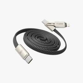 Buy Oraimo SpeedLine 4 OCD-176 60W 2-in-1 Magnetic Fast Charging Cable in Kenya