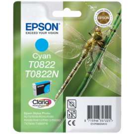 Buy Epson T0822 Cyan Ink Cartridge in [storefront]