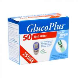 Buy Glucoplus 50 Test Strips in [storefront]
