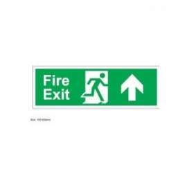 Buy Fire Exit Arrow Up Sign in [storefront]