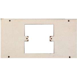 Buy Trunking 100mm Plate Single Outlet in [storefront]