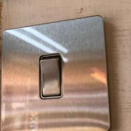 Buy Carl and Gilberts VIP Silver 1 Gang 2 Way Switch in [storefront]