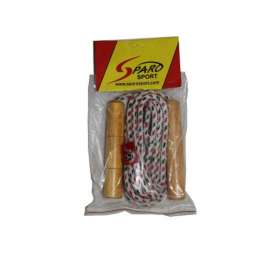 Buy Sparo 8 Feet Cotton Wooden Handle Skipping Rope in [storefront]