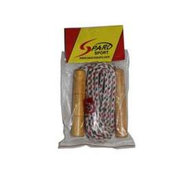 Buy Sparo 12 Feet Cotton Wooden Handle Skipping Rope in [storefront]