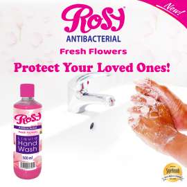 Buy Rosy 500ml Fresh Flowers Liquid Hand Wash With Flip Top in [storefront]