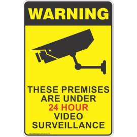 Buy CCTV Camera Surveillance Sign in [storefront]