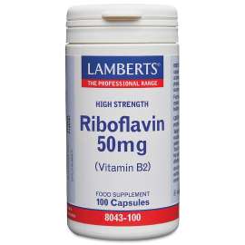 Buy Lamberts 50mg Riboflavin 100 Capsules Supplement in [storefront]