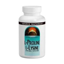 Buy Source Naturals 60 L-Proline L-Lysine Tablets in [storefront]