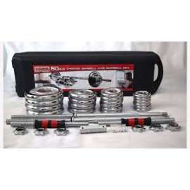 Buy York 50Kg Chrome Dumbell Set in [storefront]