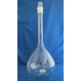 Buy Pyrex Class A 2000ml Glass Volumetric Flask in [storefront]