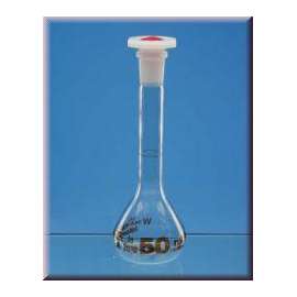 Buy MBL Class B 50ml Glass Volumetric Flask in [storefront]