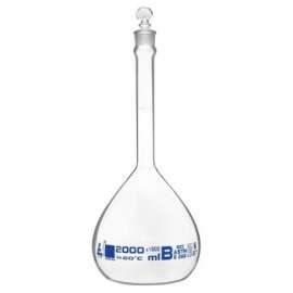 Buy Borosil 2000ml Glass Volumetric Flask in [storefront]