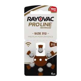 Buy Rayovac Proline Advance Hearing Aid Batteries, Size 312(6 Pack) in [storefront]