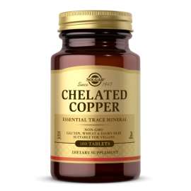 Buy Solgar Chelated Copper 100 Tablets in [storefront]