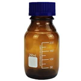 Buy Borosil Amber 250ml Media Culture Bottle in [storefront]