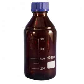Buy Borosil Amber 1000ml Media Culture Bottle in [storefront]