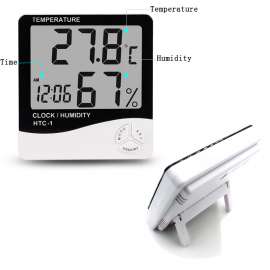 Buy Generic HTC-1 Digital Electronic Temperature and Humidity Meter in [storefront]