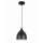 Buy Tronic PL 7815-BK-WH Small Black Dome Pendant in [storefront]