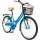 Buy Spartan Classic 24inch Blue Basket Bicycle in [storefront]