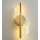 Buy Tronic WH 2505-GO-TC Golden Swirl Accent Wall Light with Clear Acrylic Shade in [storefront]