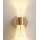 Buy Tronic WH 2511-GO-TC Golden Beam Halo Wall Light with Clear Acrylic Detailing in [storefront]