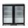 Buy MIKA MSCB902D220BL 220L Double Door Double Tempered Glass Door with LOW-E Showcase Chiller in [storefront]