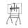 Buy ONKRON TS2080 60"-120" Black Mobile TV stand with bracket in Kenya