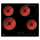Buy MIKA Built-In Vitro Ceramic 60cm 4 Cooking Zones Hob in Kenya