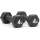 Buy YDYBB 4 Kg Black Rubber Dumbbell in [storefront]