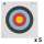Buy Geologic 5 Faces 80x80cm Archery Target in [storefront]
