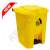 Buy Kenpoly 50Litre Pedal Bin, Product Capacity: 50L, Product Colour: Yellow in [storefront]