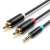 Buy Vention 3.5MM Male to 2-Male RCA Adapter 2M Cable in [storefront]