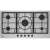Buy Beko HIMW 95225 90CM SXEL 5 Gas Built In Hob in [storefront]