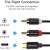 Buy Vention AUDIO CONVERTER USB-C to 2RCA Male Cable in Kenya