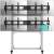 Buy ONKRON Freestanding Mobile Video Wall Stand for 4 Screens 40"-50"  TV Stand in Kenya