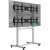 Buy ONKRON Freestanding Mobile Video Wall Stand for 4 Screens 40"-50"  TV Stand in Kenya
